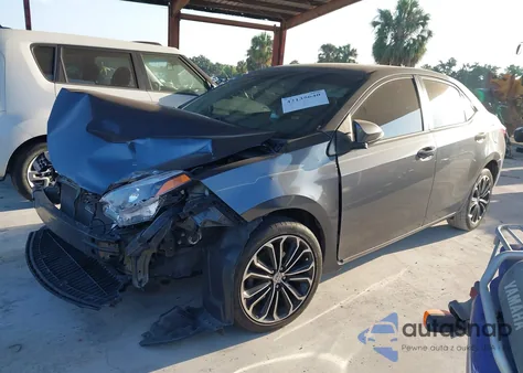 2015 Toyota Corolla S Plus from USA, damaged, VIN 5YFBURHE0FP316675